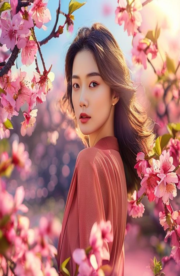 Korean Actress AI Wallpaper
