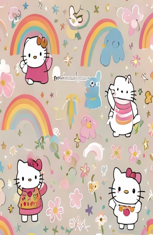 Sanrio Characters AI Wallpaper