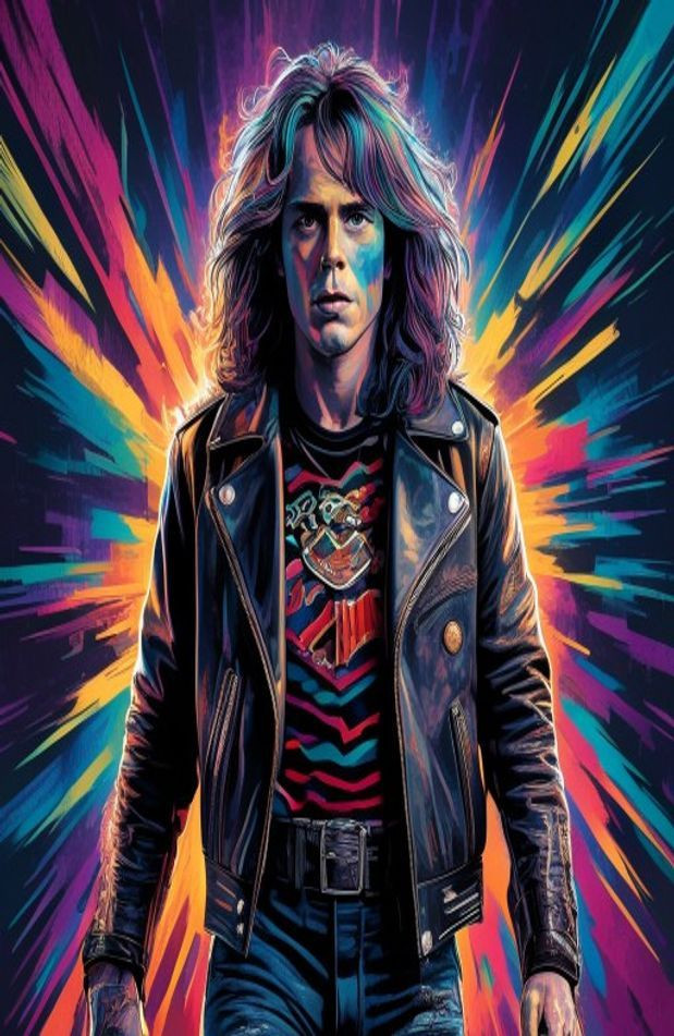 Eddie Munson AI Wallpaper