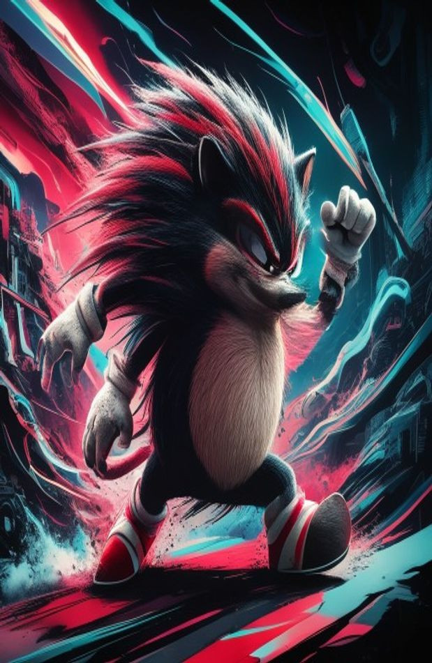 Shadow The Hedgehog AI Wallpaper HD