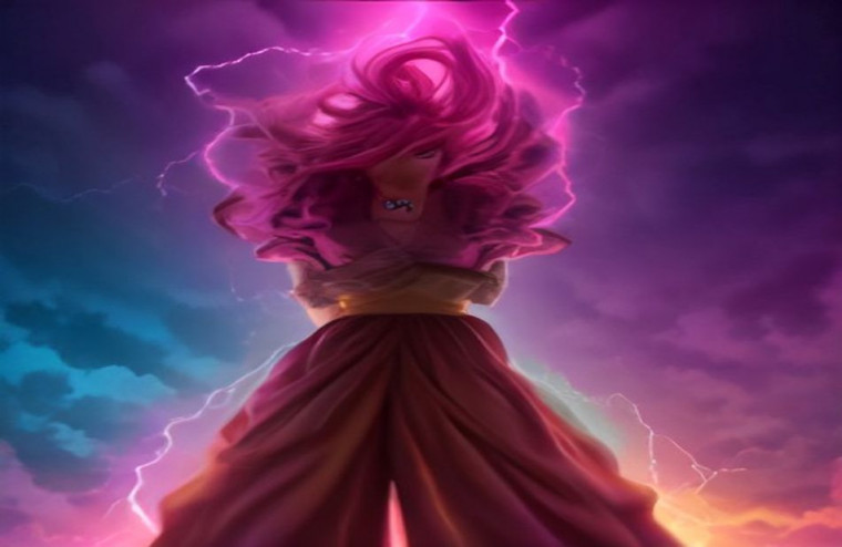 Super Saiyan Rose AI Wallpaper