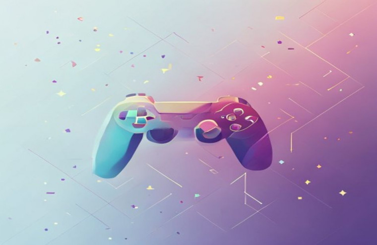 Minimalist Gaming AI Wallpaper