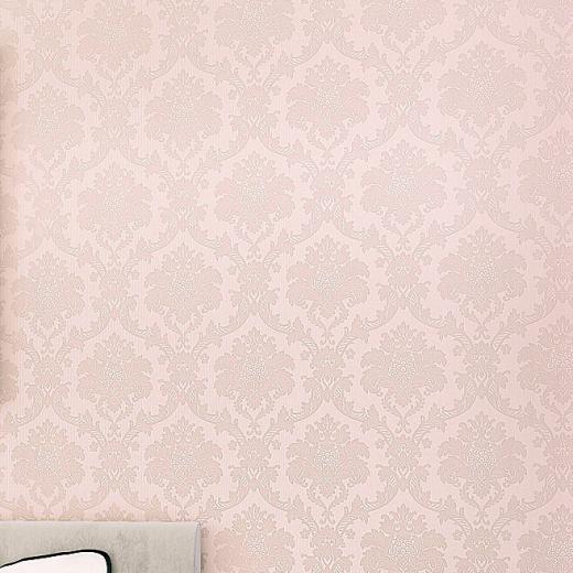 Free download Vintage Light Pink Damask Nonwoven Wallpaper Bedroom