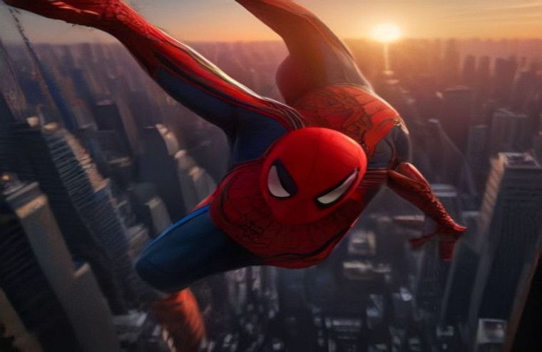 Spiderman 3d AI Wallpaper