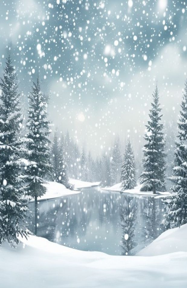 Winter AI Background AI Wallpaper
