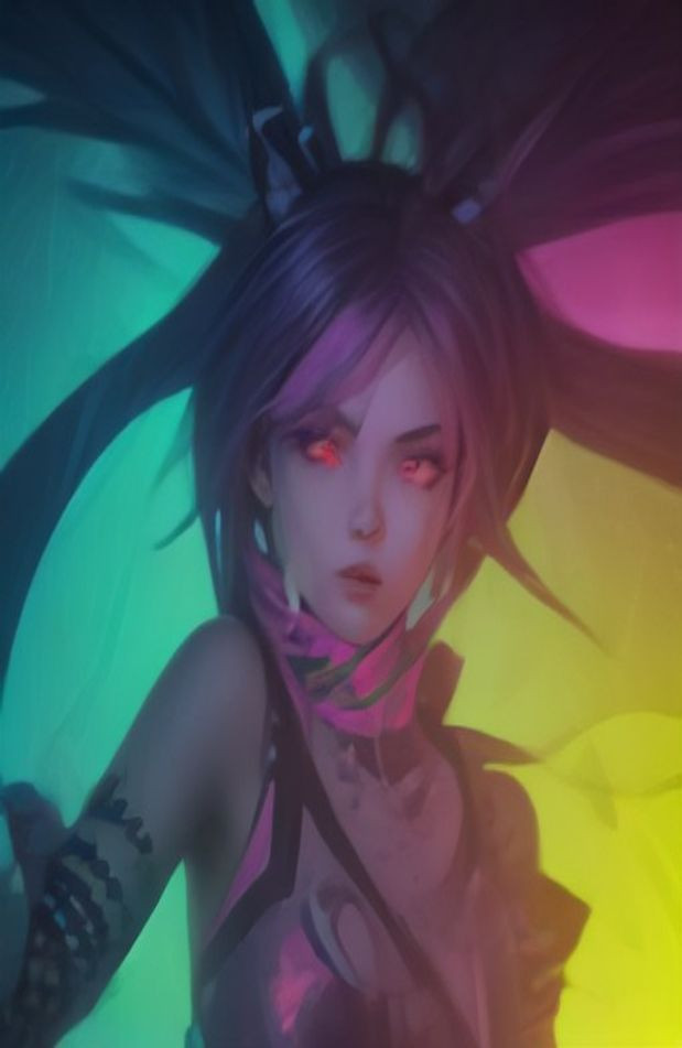 Akali Kda AI Wallpaper