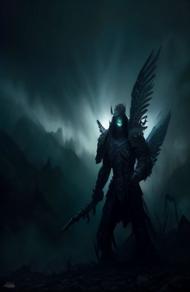 Dark Angels 40k AI Wallpaper