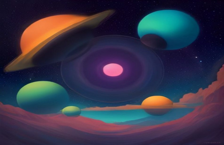 Retro Sci Fi AI Wallpaper