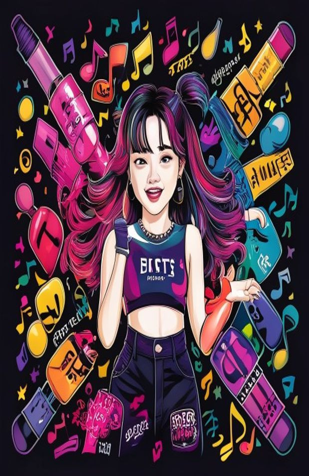 Bts Army Girl AI Wallpaper