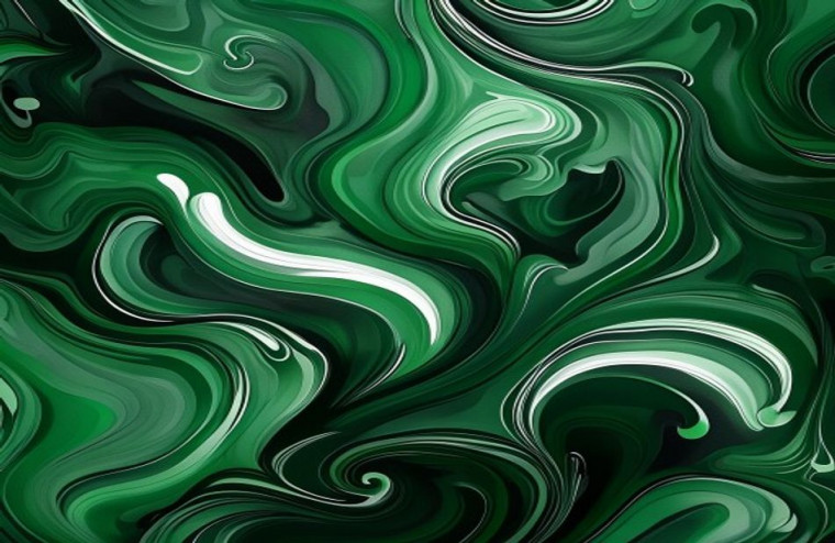 Dark Green AI Wallpaper HD