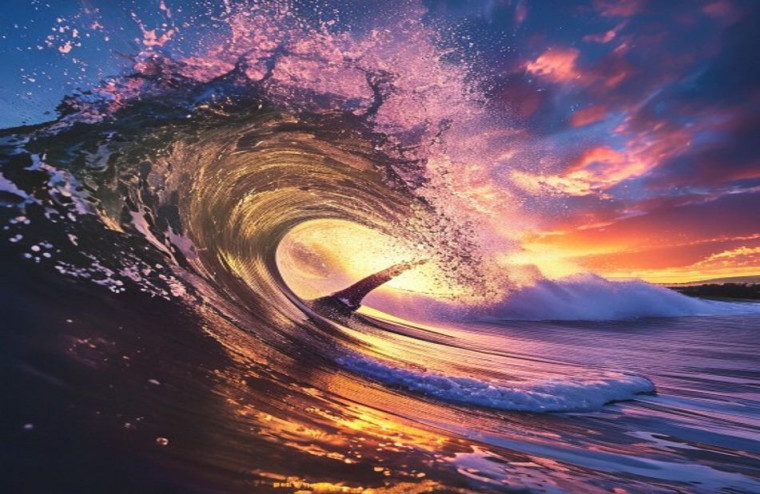 Surfing AI Wallpaper And Screensavers
