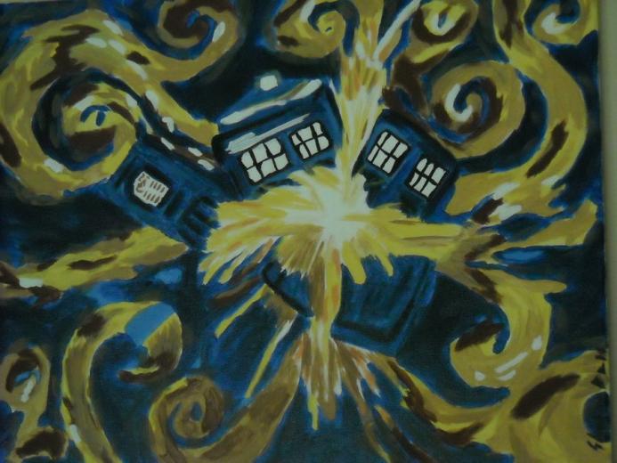 🔥 [50+] Van Gogh Exploding Tardis Wallpapers | WallpaperSafari