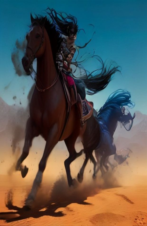 Steel Ball Run AI Wallpaper