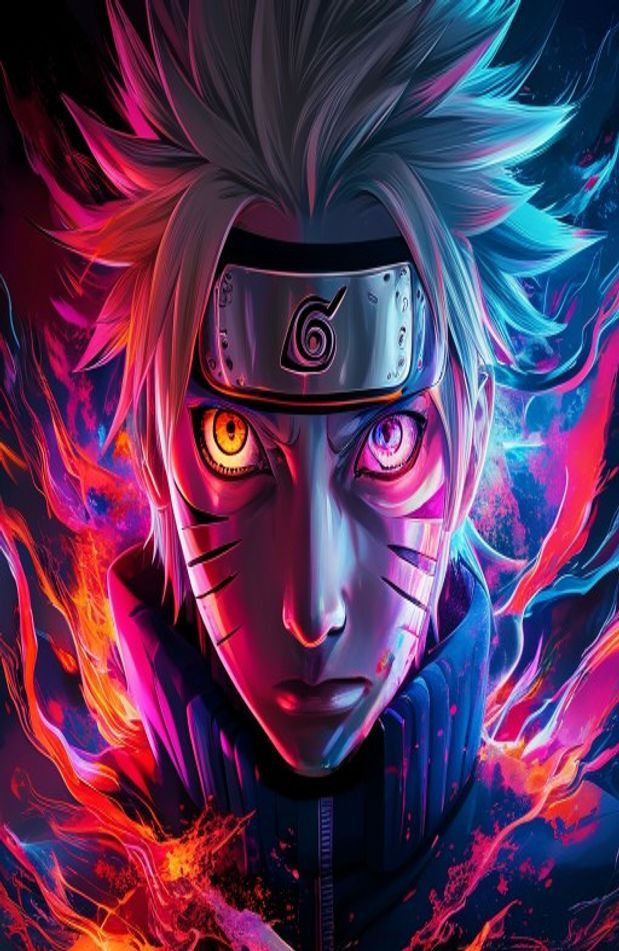 Mangekyou Sharingan AI Wallpaper