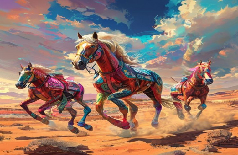 Steel Ball Run AI Wallpaper