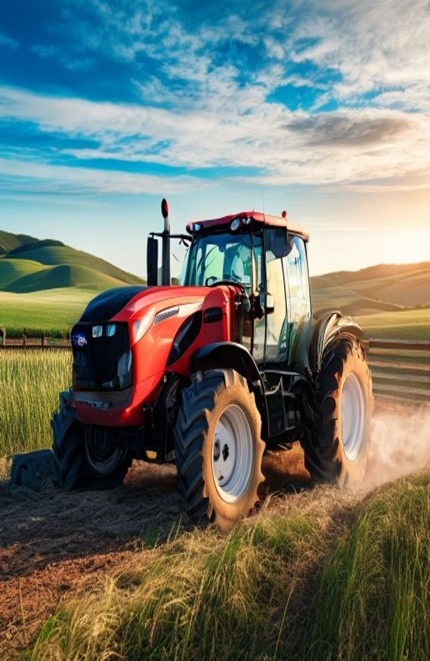 Case Ih Tractor AI Wallpaper