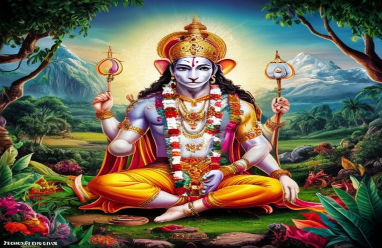 Jai Sree Ram AI Wallpaper