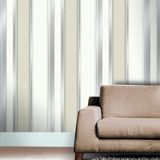 Free download Stripe Circles Wallpaper Cream Beige brown Wide Band