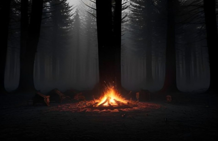 Dark Souls Bonfire AI Wallpaper