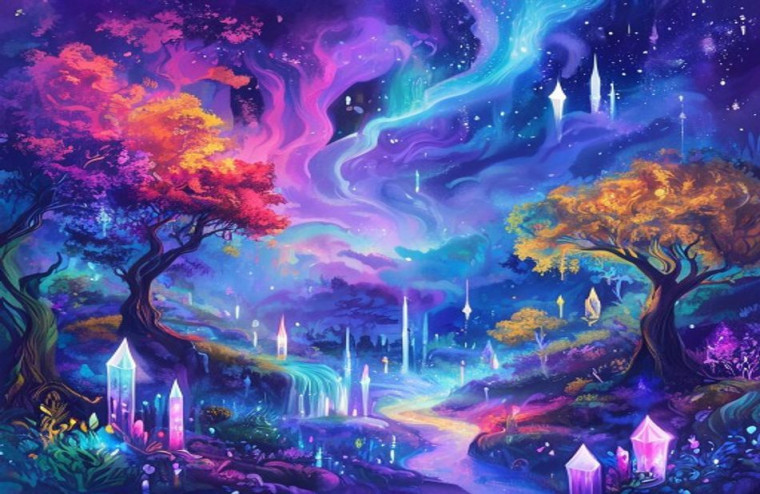 Powder Arcane AI Wallpaper