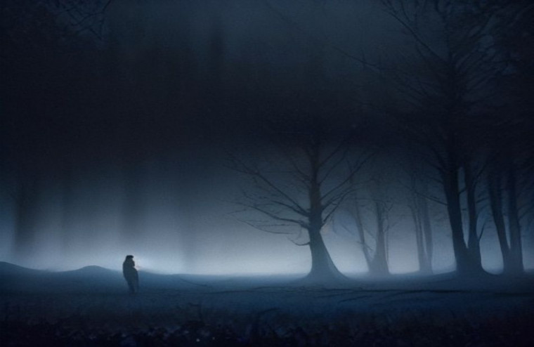Dark Netflix AI Wallpaper