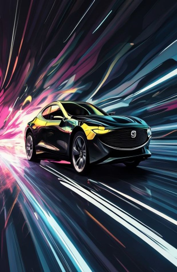 Mazda Logo AI Wallpaper