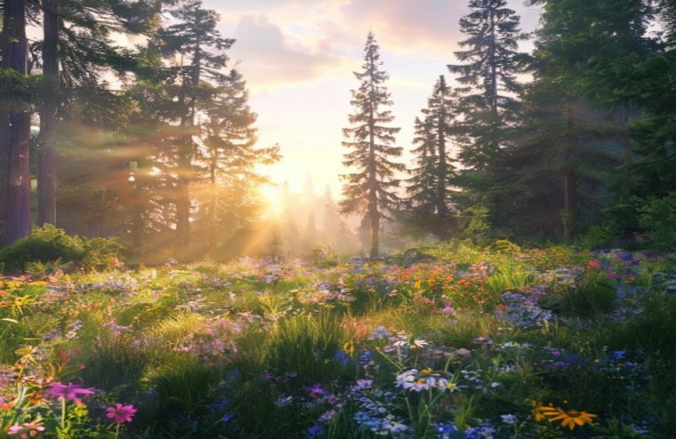 8k Ultra HD Nature AI Wallpaper