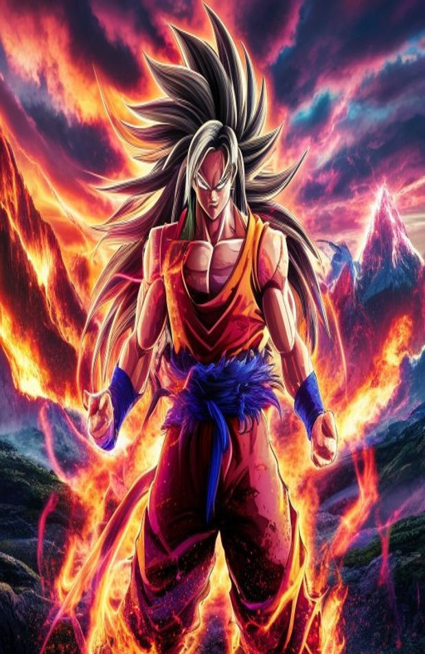 Super Saiyan AI Wallpaper