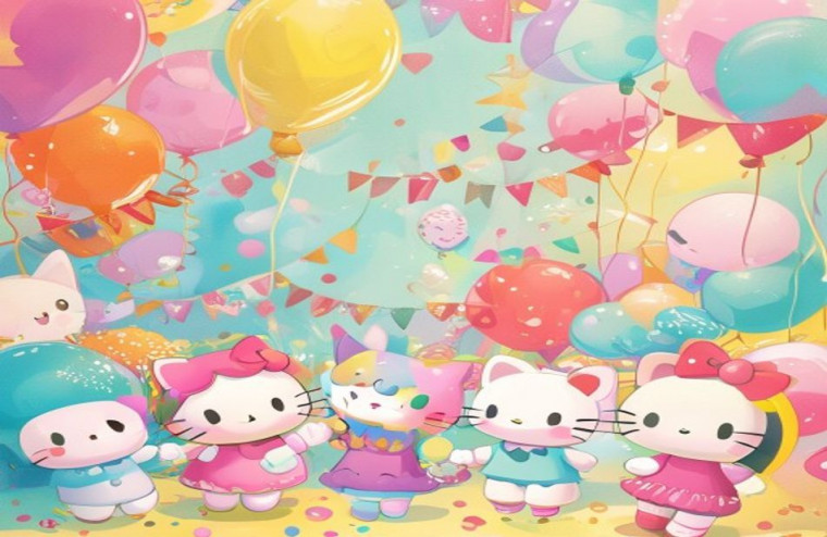 Sanrio Characters AI Wallpaper