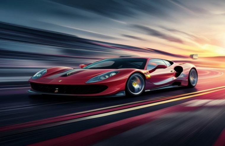 Ferrari Logo AI Wallpaper