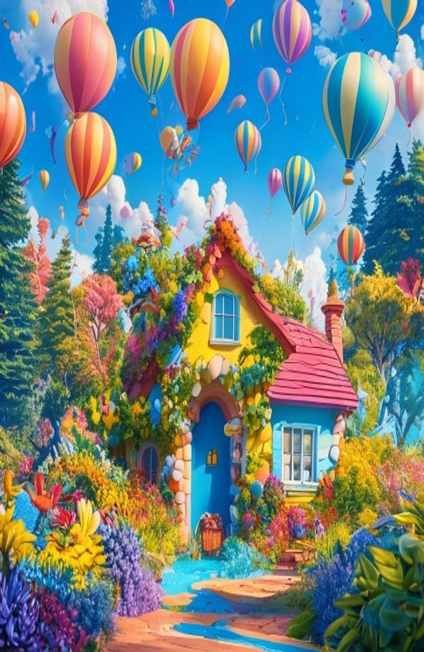 Disney Up AI Wallpaper