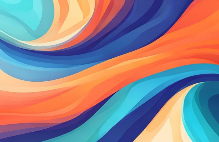 Abstract Color AI Wallpaper