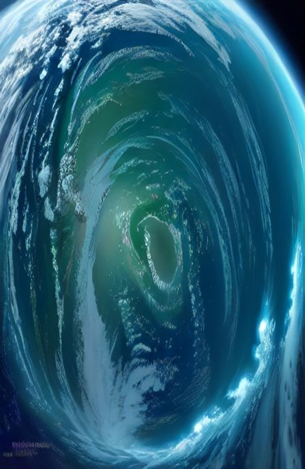Earth From Space HD AI Wallpaper