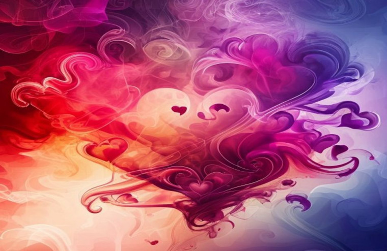Love Smoke AI Wallpaper