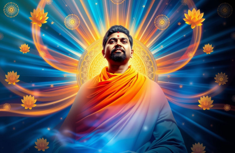 Swami Vivekananda AI Wallpaper
