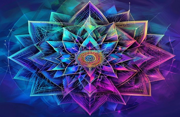 Sacred Geometry AI Wallpaper HD