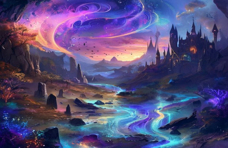Powder Arcane AI Wallpaper