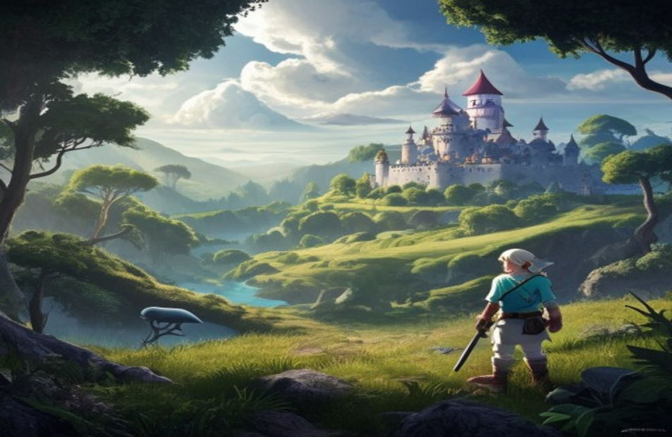 The Legend Of Zelda Breath Wild HD AI Wallpaper