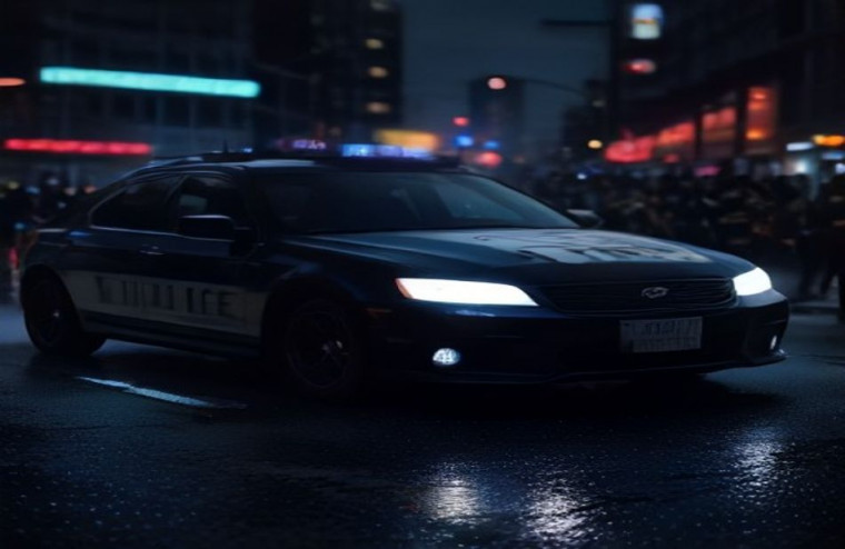 Police AI Wallpaper AI Background