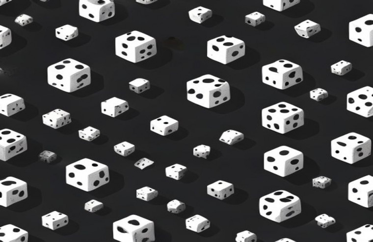Black Dice AI Wallpaper