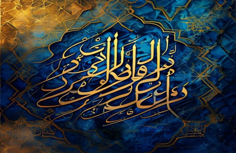 Kaligrafi Islam AI Wallpaper