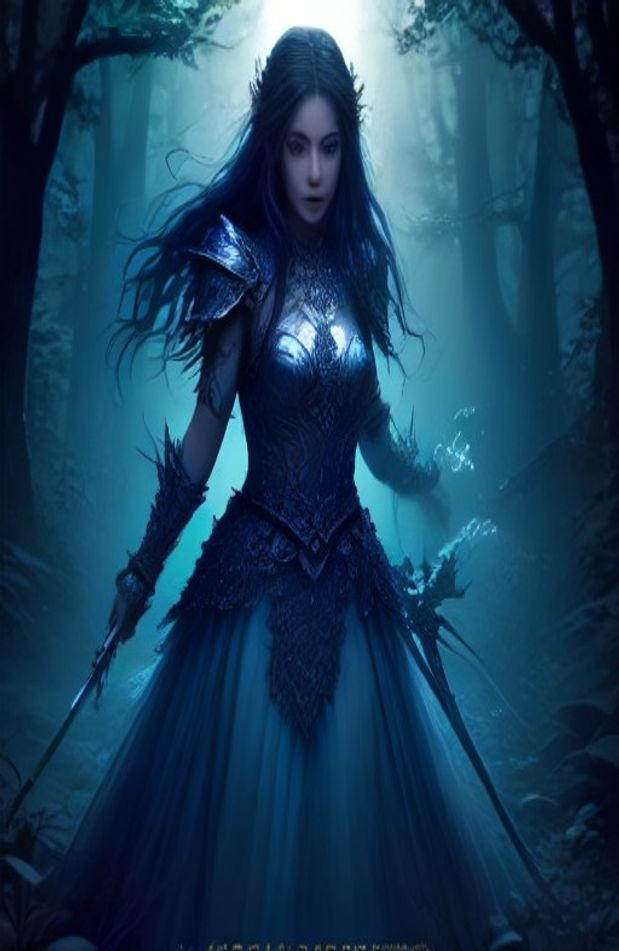 Fantasy Female Warrior AI Wallpaper