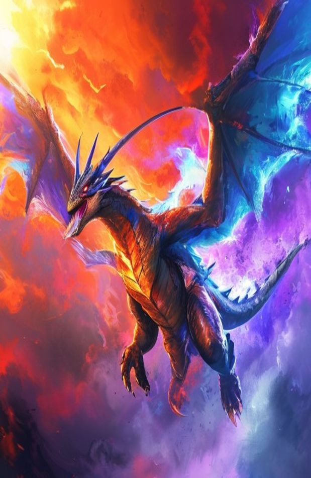 Pokemon Mega Charizard X AI Wallpaper