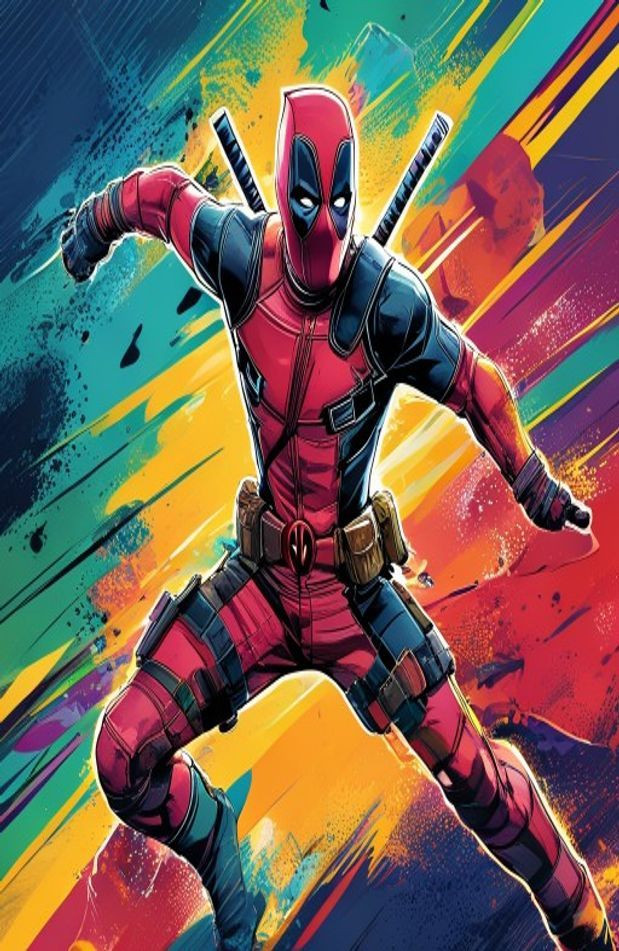 Deadpool AI Wallpaper