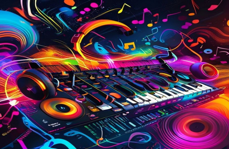 Music Production AI Wallpaper