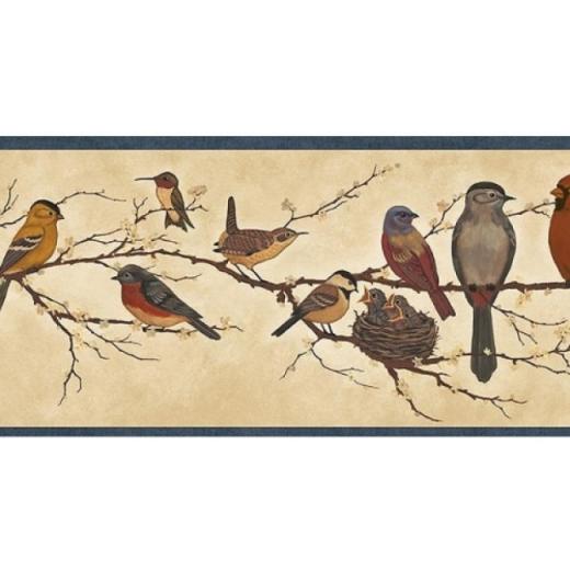 Free download Home Animal Borders Birds Wallpaper Border B3302GB