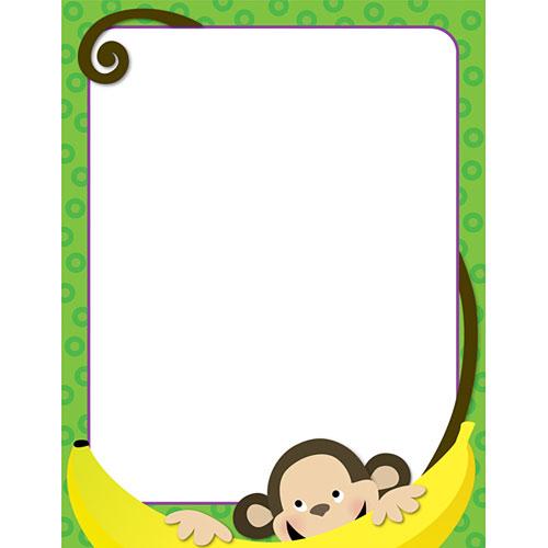 Free Download Monkey Border Monkey Around Computer Paper 500x500 For