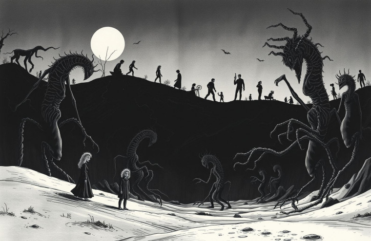 Junji Ito AI Wallpaper