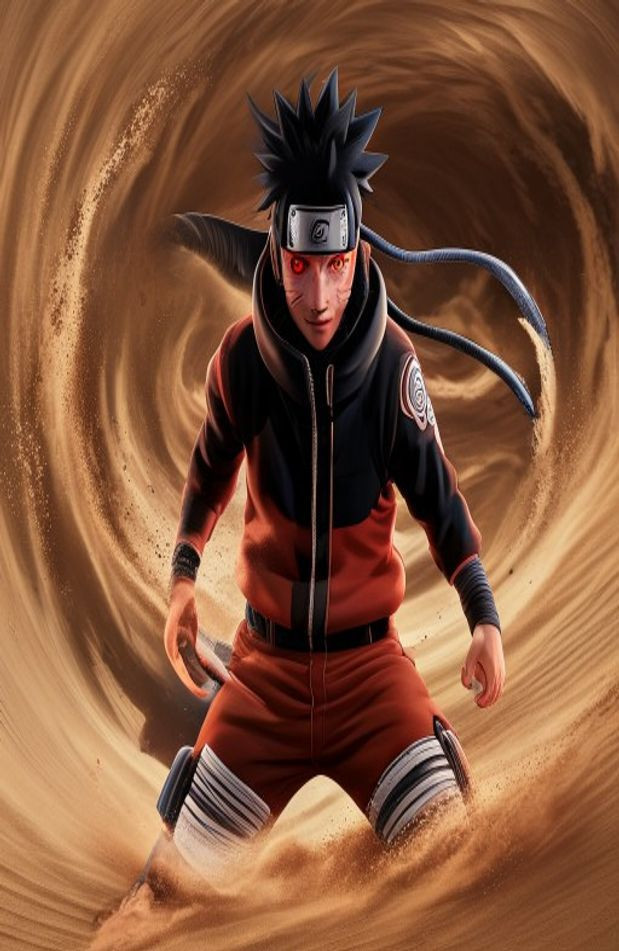 Gaara HD AI Wallpaper