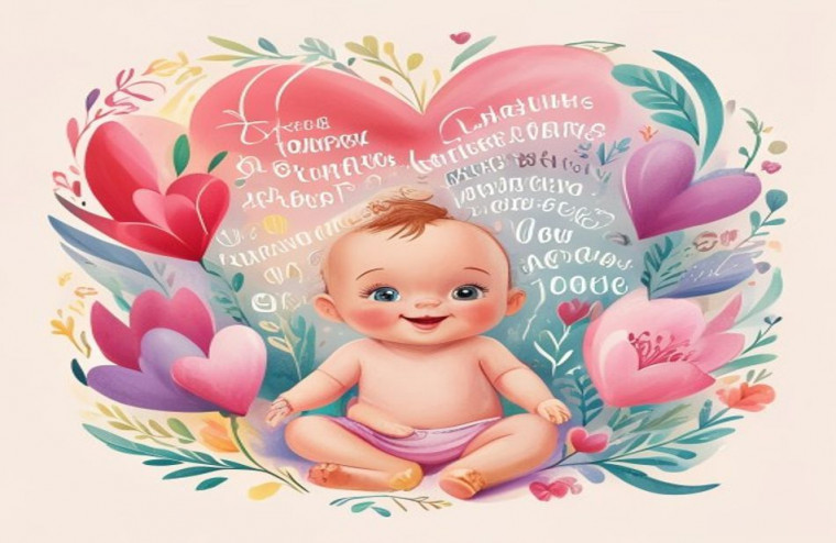Cute Baby AI Wallpaper With Quotes
